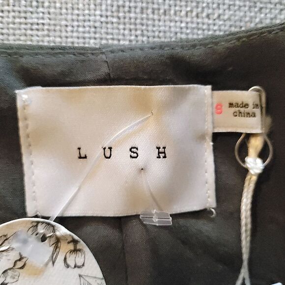 Lush Olive Green lined Jacket Double Zipper Women's Small NWT - Picture 6 of 14
